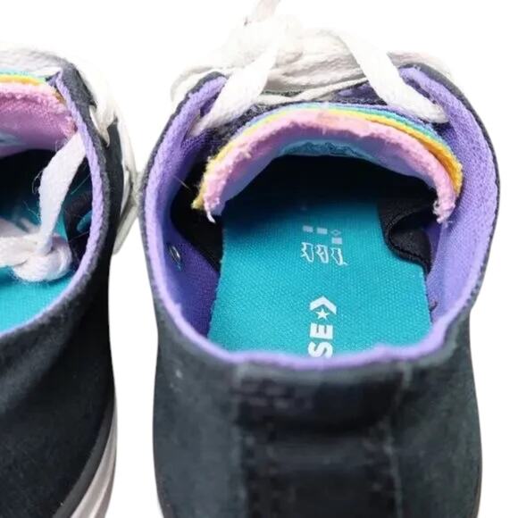 Converse Shoes Girls 3 Sneakers Chuck Taylor All Star Multi Tongue Casual Active - Picture 15 of 16